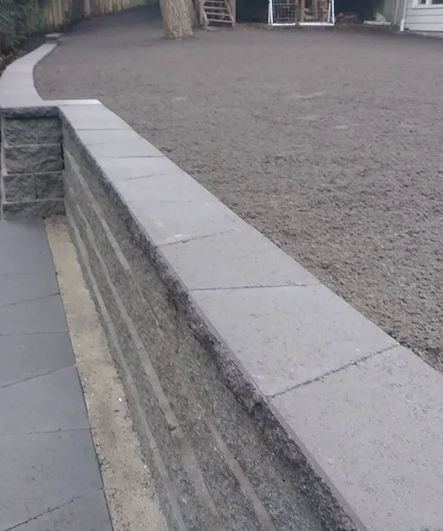 Retaining wall in Bellevue
